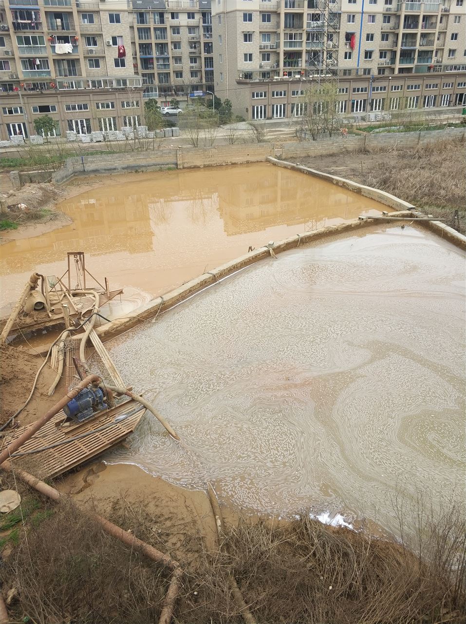 武陵沉淀池淤泥清理-厂区废水池淤泥清淤