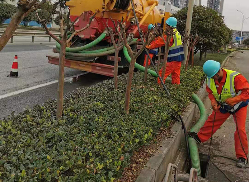 武陵市政管道清淤